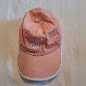 Turtles & Tees girls peach colored cap with adjustable back, VGUC